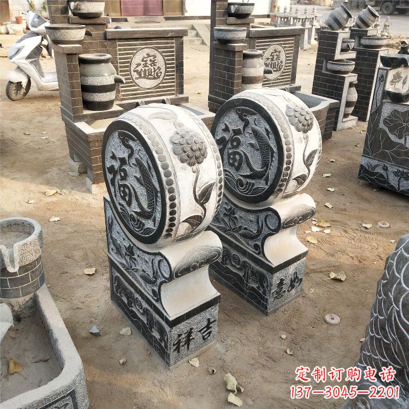兰州石雕青石门墩雕塑