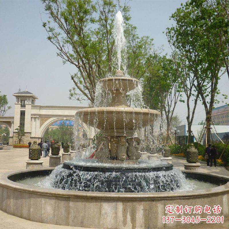 兰州石雕音乐喷泉