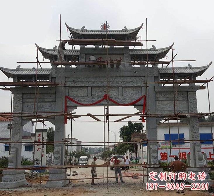 兰州石牌坊雕塑