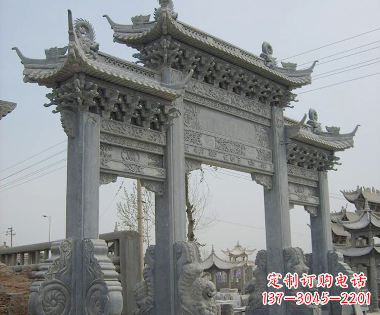 兰州石牌坊与石牌楼