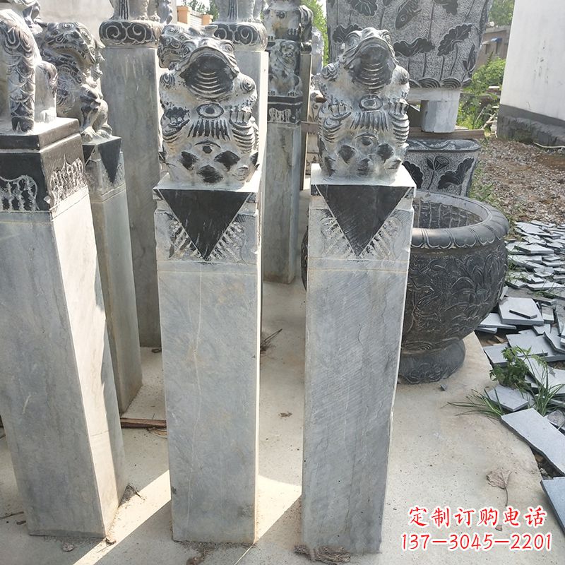 兰州拴马桩石雕