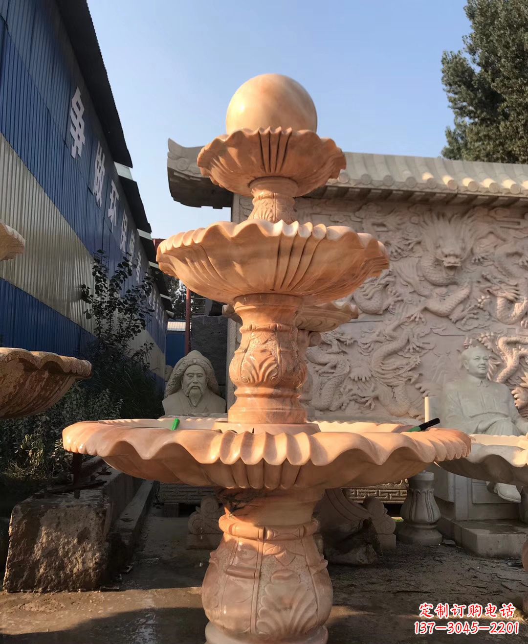 兰州水池风水球