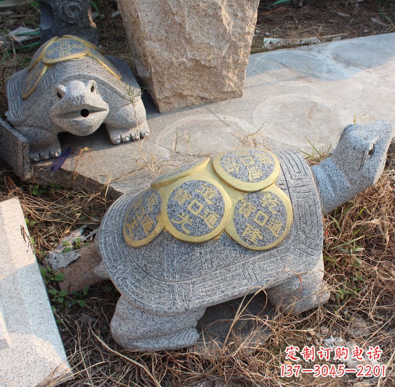 兰州水池乌龟石雕