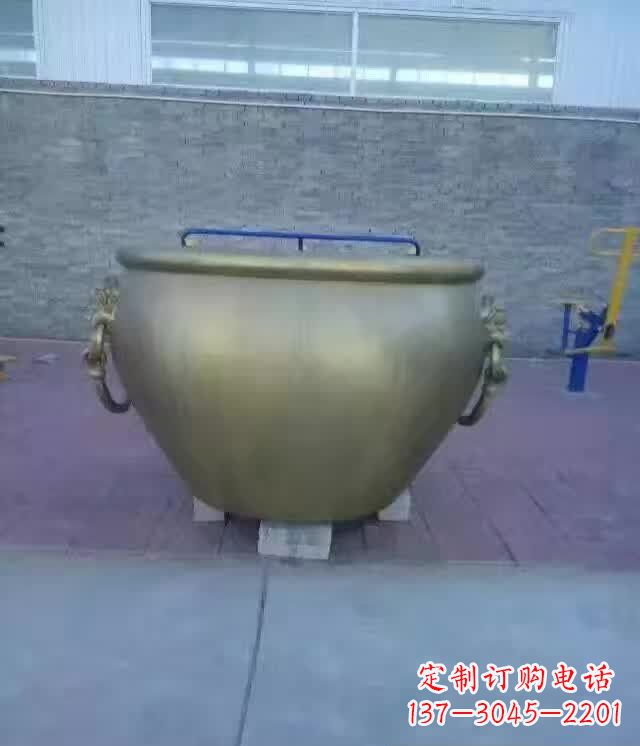 兰州水缸铜雕塑