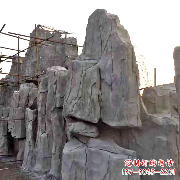 兰州水泥塑石假山雕塑