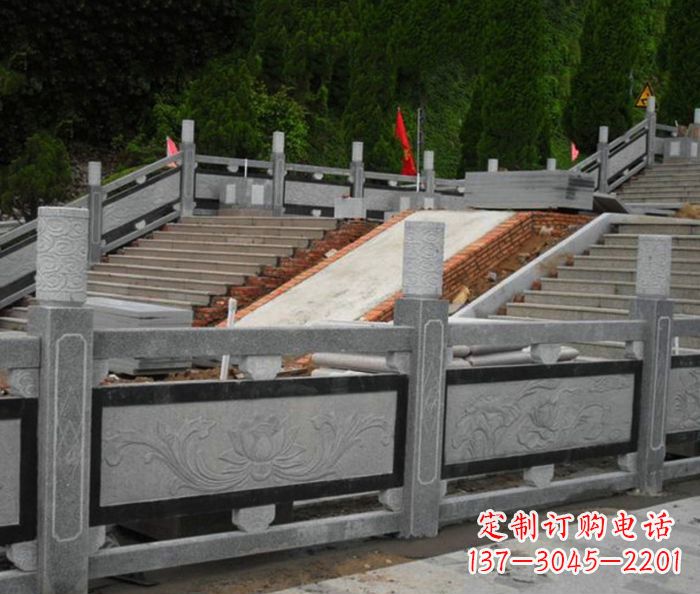 兰州寺庙景观仿古石栏板 (2)