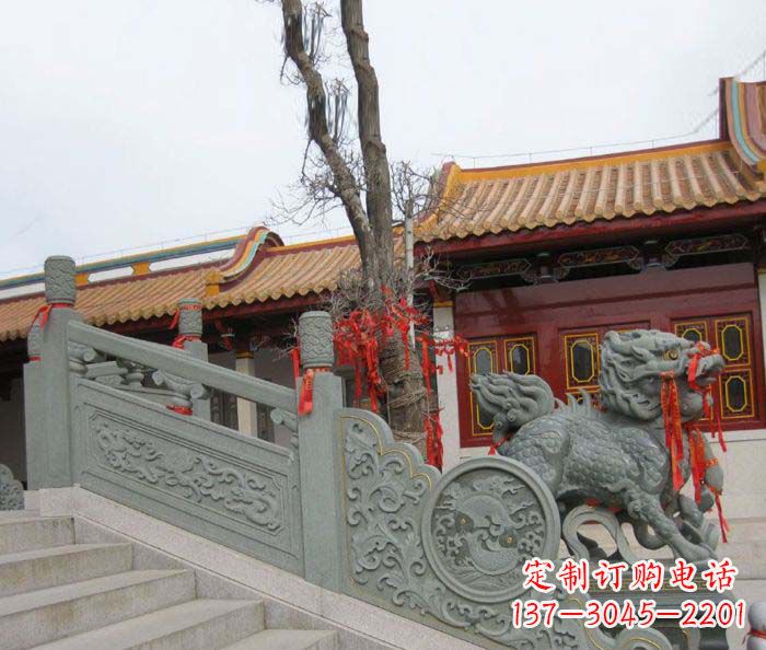 兰州寺庙景观仿古石栏板