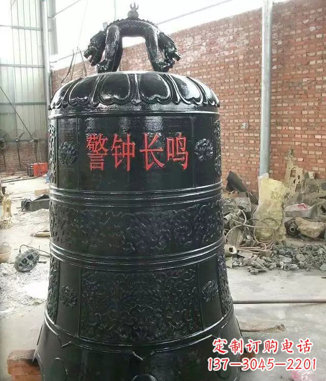 兰州寺庙铸铜钟铜雕 (4)