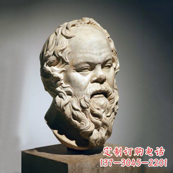 兰州苏格拉底石雕头像