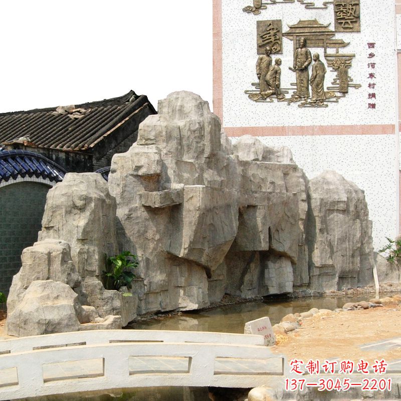兰州塑石假山雕塑