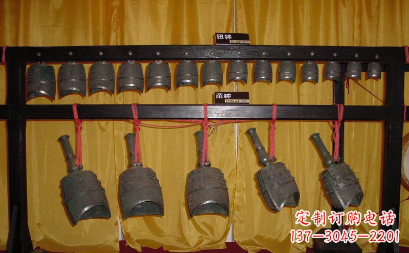 兰州铜编钟古代乐器雕塑