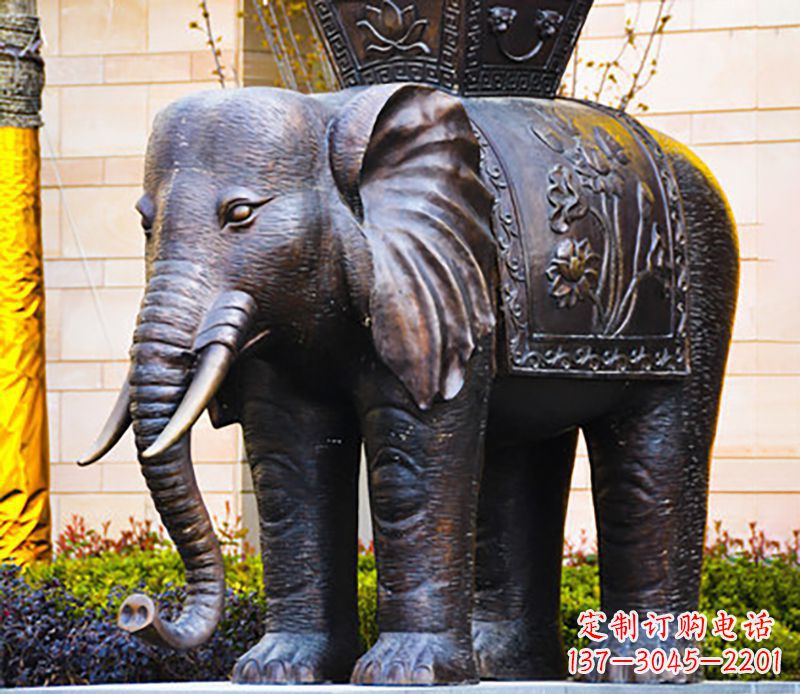 兰州铜雕大象