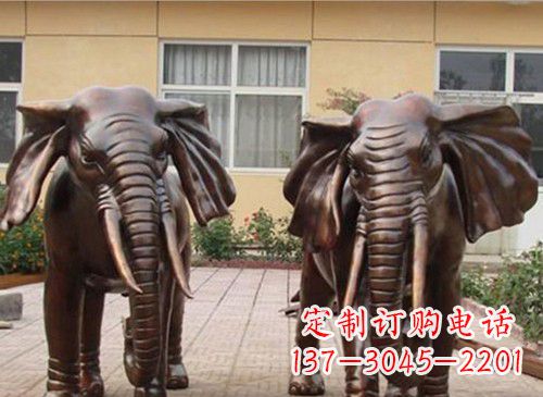 兰州铜雕大象222