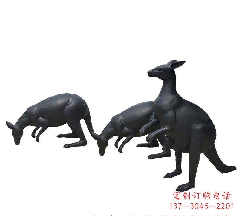 兰州铜雕袋鼠雕塑