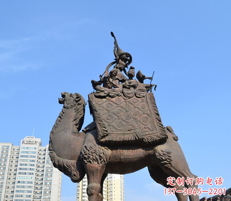兰州铜雕骆驼