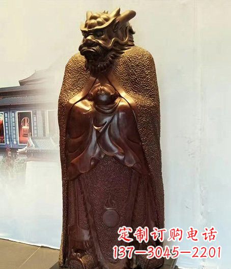 兰州铜雕兽首人身十二生肖