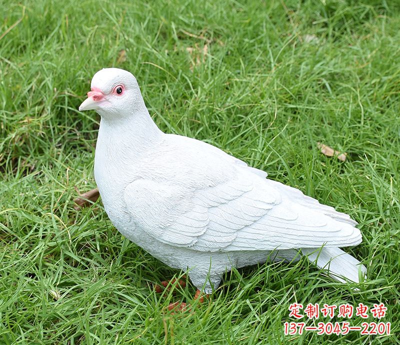兰州潍坊和平鸽雕塑女孩