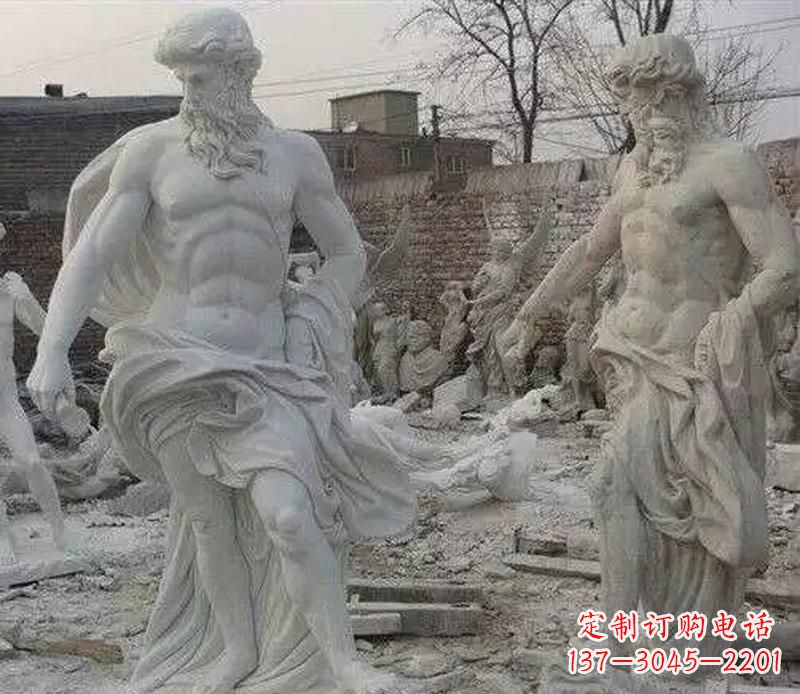 兰州西方阿基米德人物石雕