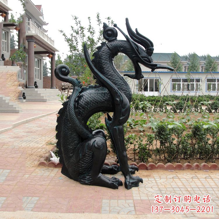 兰州西方龙动物神兽雕塑