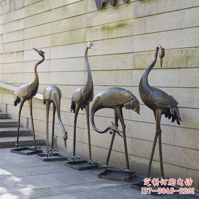 兰州仙鹤不锈钢雕塑