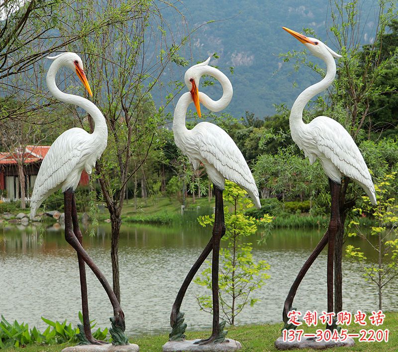 兰州仙鹤的雕塑