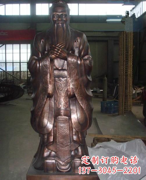 兰州先师孔子雕塑