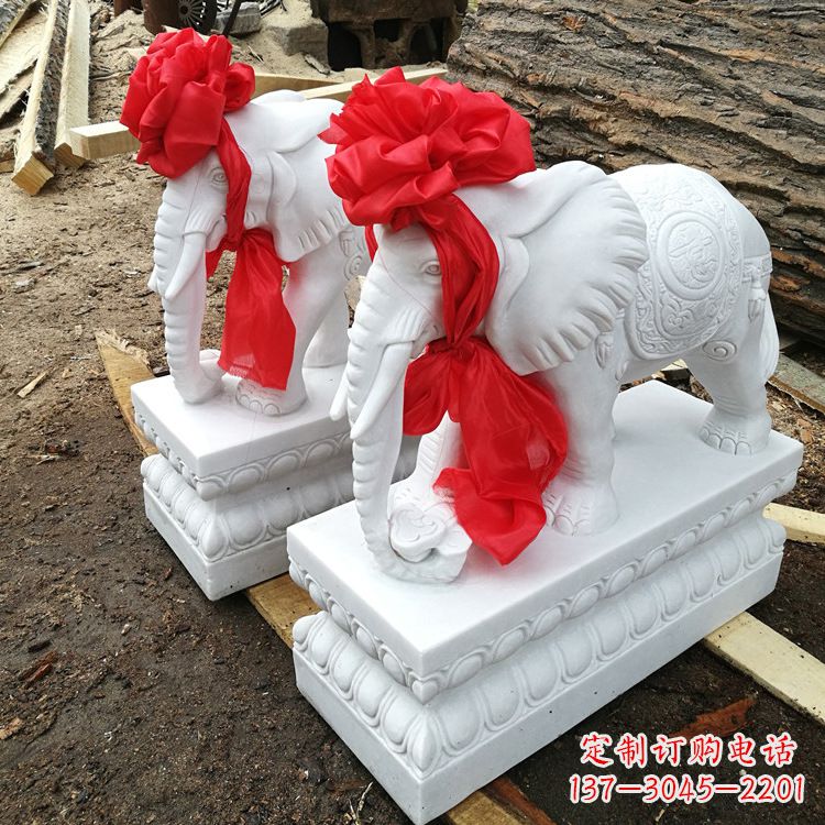 兰州现代石雕大象