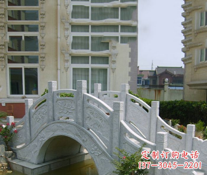 兰州小区景观大理石拱桥 (2)