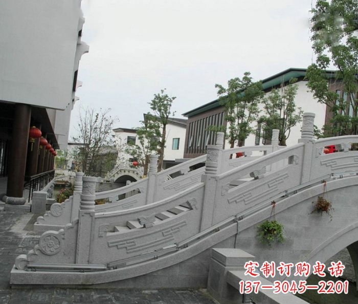 兰州小区景观大理石拱桥