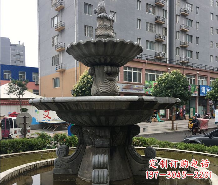 兰州小区景观仿古喷泉石雕
