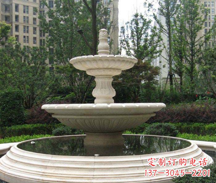 兰州小区景观欧式喷泉石雕 (2)
