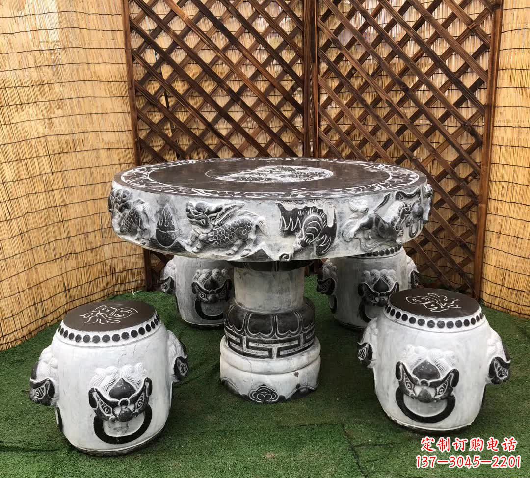 兰州小区休闲创意石桌凳