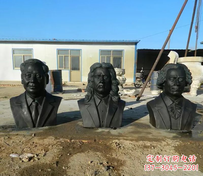 兰州校园名人铜雕