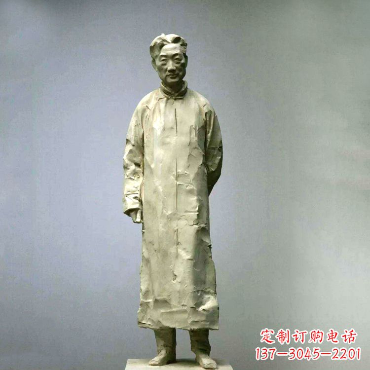 兰州徐悲鸿雕塑像石雕历史名人雕像