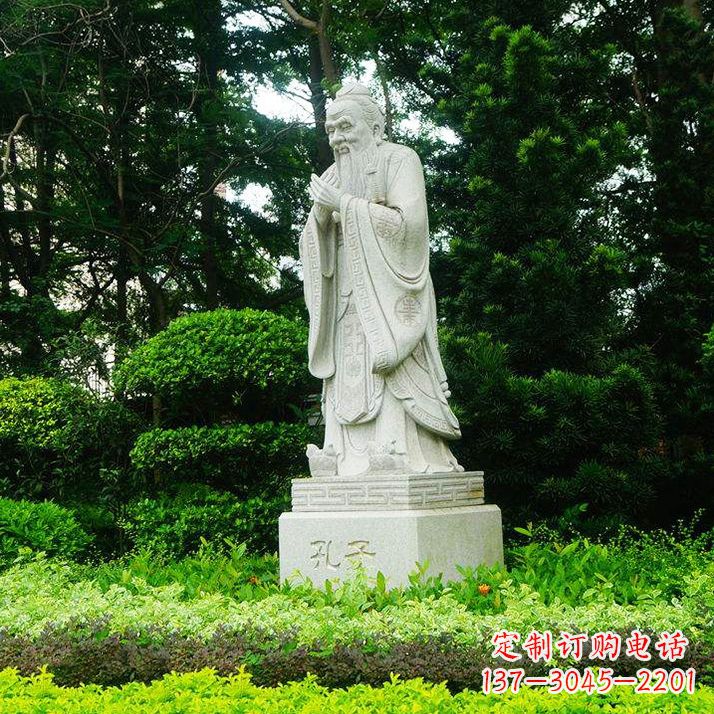 兰州学校名人铜像雕塑 孔子铜像雕塑