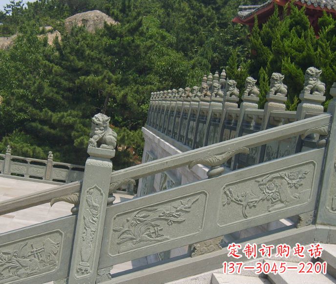 兰州园林仿古石栏板景观石雕 (4)