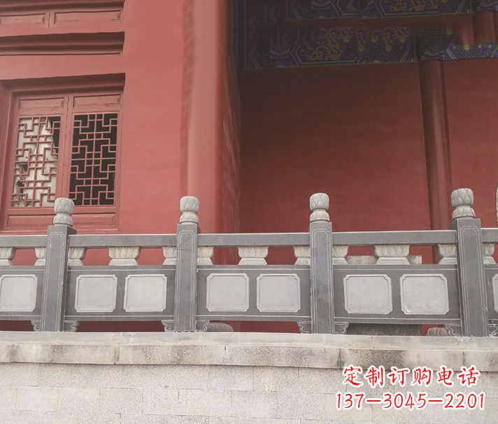 兰州园林仿古石栏板景观石雕 (8)