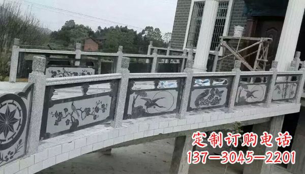 兰州园林仿古石栏板景观石雕 (10)