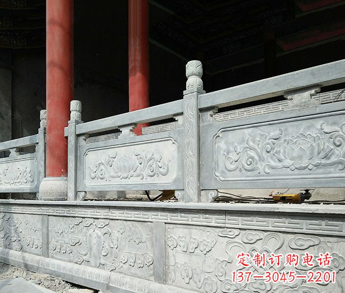 兰州园林仿古石栏板景观石雕_1 (3)