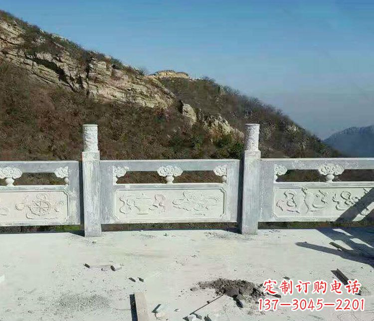 兰州园林仿古石栏板景观石雕_2 (3)