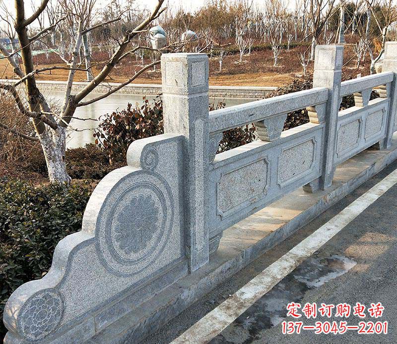 兰州园林仿古石栏板景观石雕_1