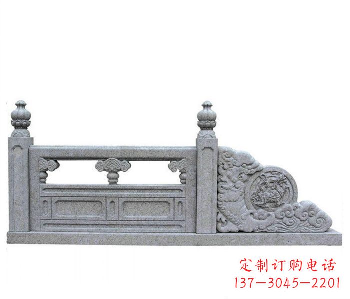 兰州园林景观大理石栏板雕塑 (2)