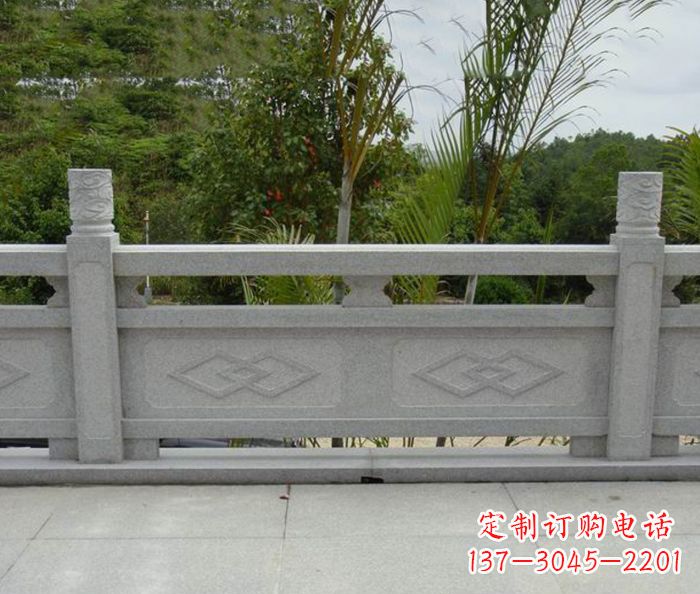 兰州园林景观大理石栏板雕塑 (3)