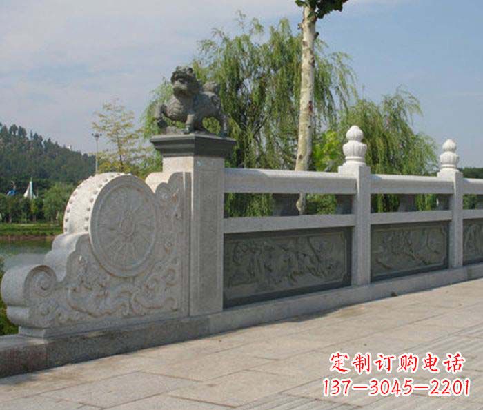兰州园林景观大理石栏板雕塑