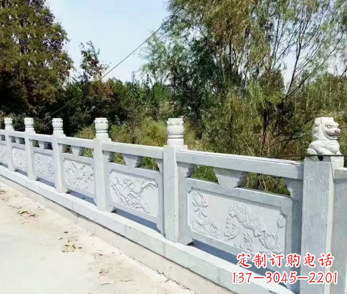 兰州园林景观大理石栏板石雕_1