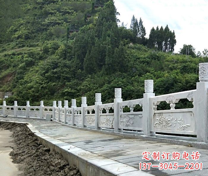兰州园林景观大理石栏板石雕_2