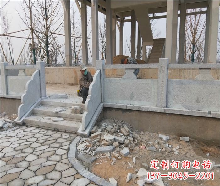 兰州园林景观大理石桥栏板石雕_2 (2)