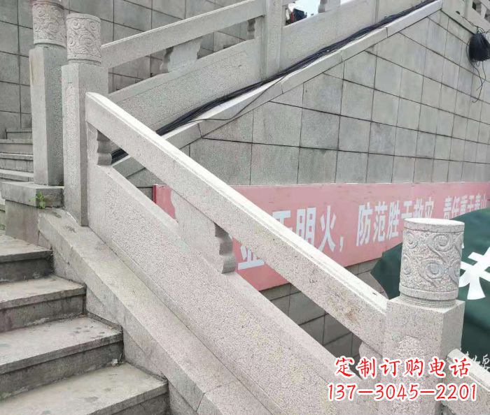 兰州园林景观大理石桥栏板石雕_1 (2)