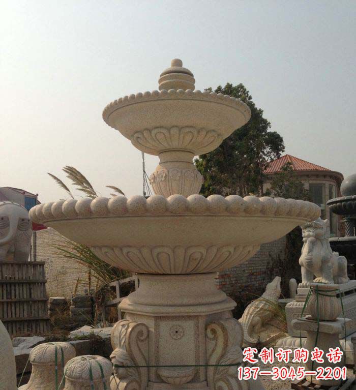 兰州园林景观大型喷泉石雕