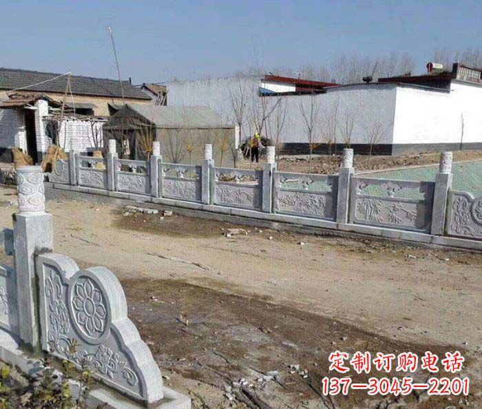 兰州园林景观仿古栏板石雕
